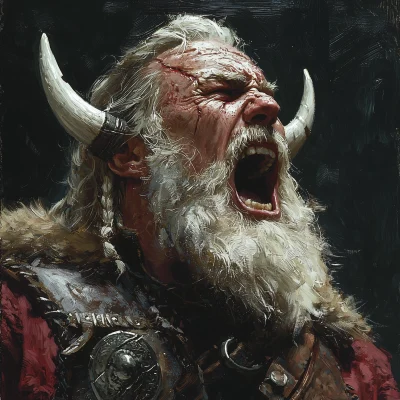 Angry Viking Warrior