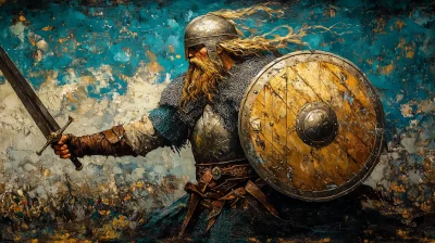 Viking Warrior in Battle