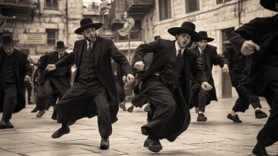 Jewish Men Dancing