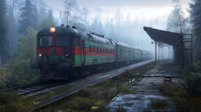 Abandoned Soviet Train Station