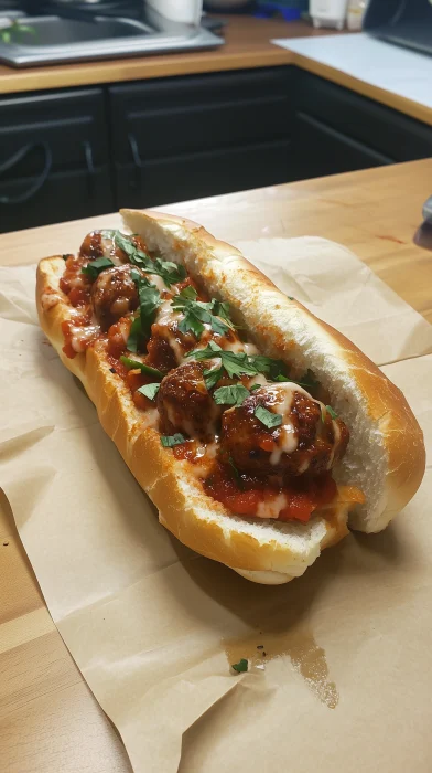 Delicious Meatball Sub