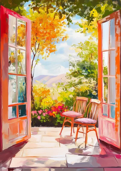 Fauvist Patio