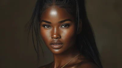 Beautiful Young Black Woman