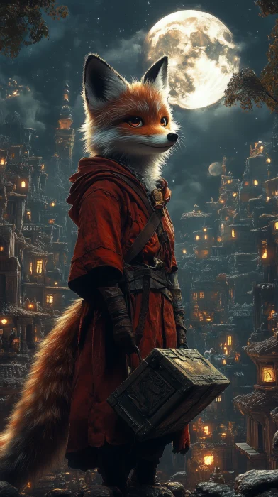 Sneaky Fox in Ancient City