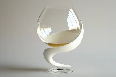 Modernist Wine Glass