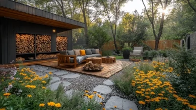 Rustic Backyard Patio