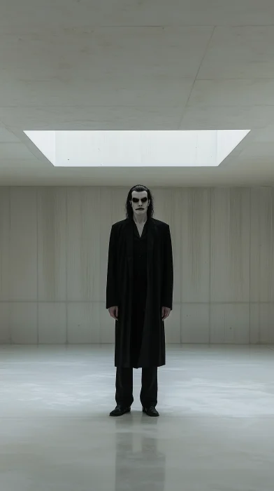 Dracula in a Modern Living Room