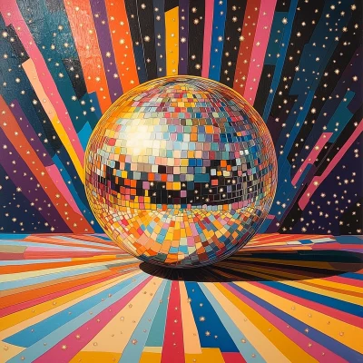 Disco Ball Illustration