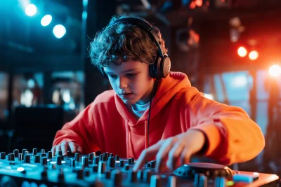 Playful DJ Kid