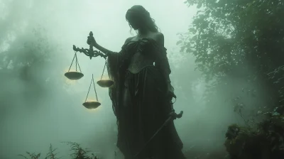 Ethereal Lady Justice