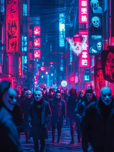 Halloween in Cyberpunk