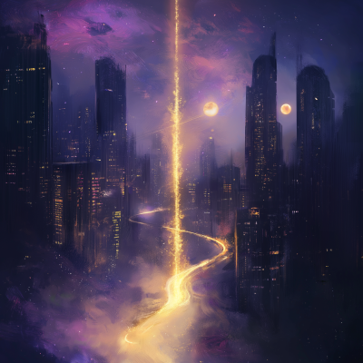 Mystical City Skyline