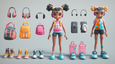 Cute 3D Game Character