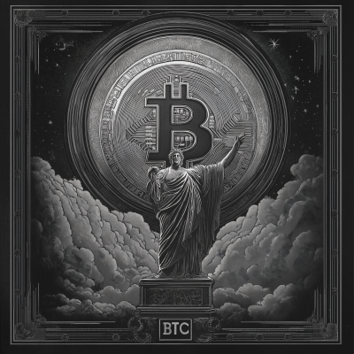 BTC Engraving Poster