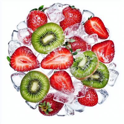 Colorful Fruit Splash