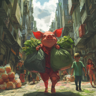 The Red Pig Boy