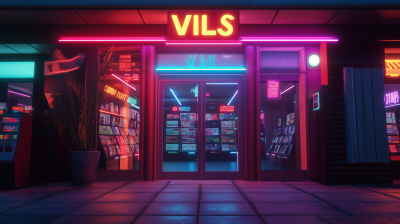 Nineties VHS Store Entrance