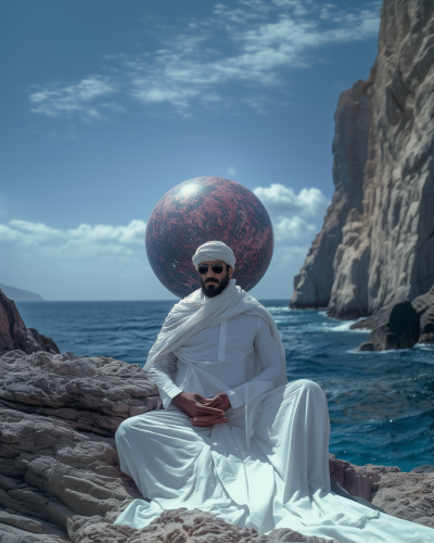 Omani Man in Traditional Attire