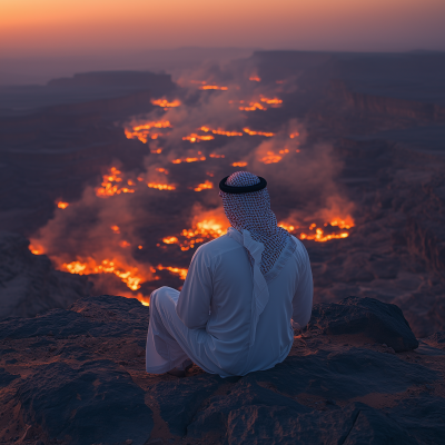 Desert Fire Gaze