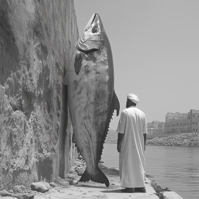 Man with Tuna Fish
