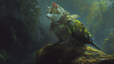 Cat in Dungeons and Dragons Art