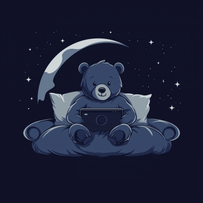 Minimalist Bear Logo