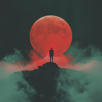 Mystical Presence on Red Moon