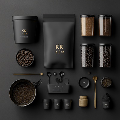 KKfé Brand Graphic Chart