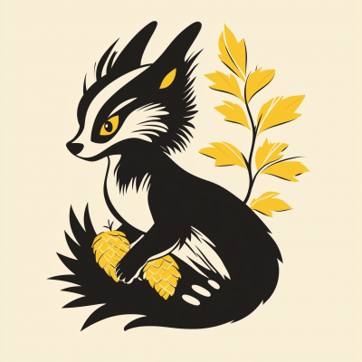 Soviet Style Skunk Logo