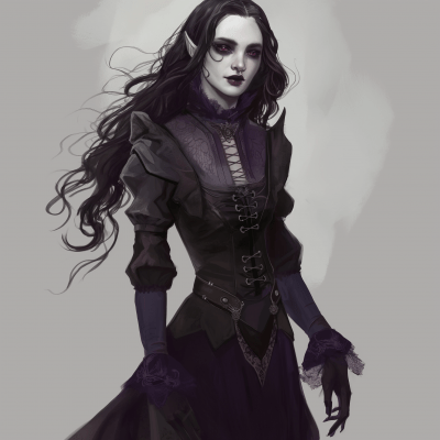 Pale Gothic Vampire