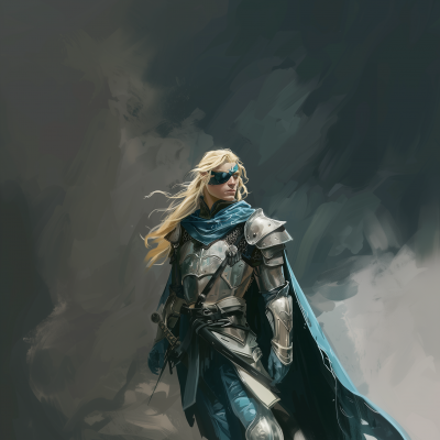 Elven God in Armor