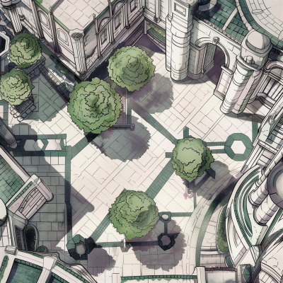 Elven City Street Map