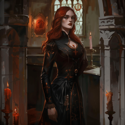 Redhead Female Vampire