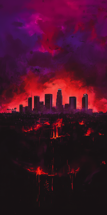 Horror Skyline of Los Angeles