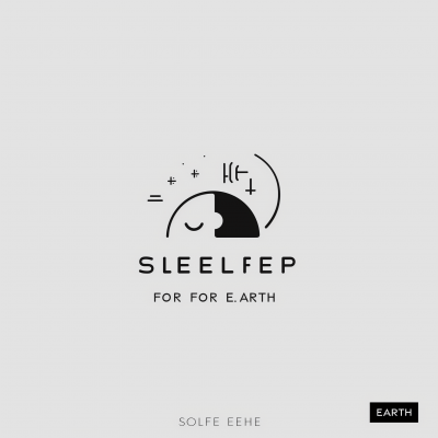 Futuristic Sleep for Earth Logo