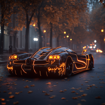 Scary Koenigsegg for Halloween