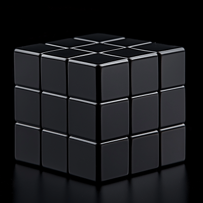 Matte Black Rubik’s Cube