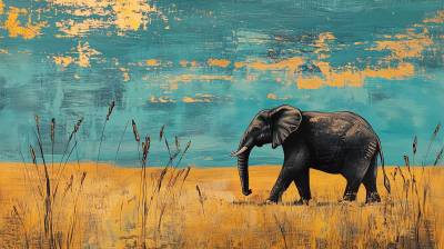 Elephant in the Savanna