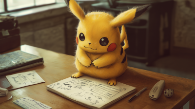 Pikachu in Class