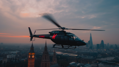 Black Helicopter Over London
