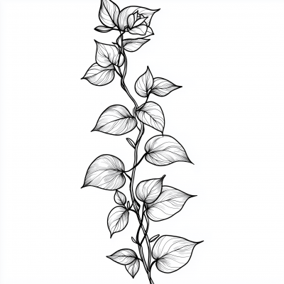 Climbing Vine Illustration