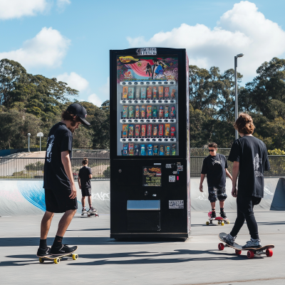 Vending Machine at Skate Park