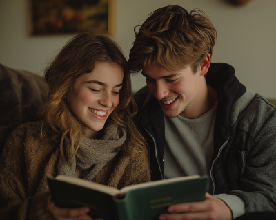 Couple Writing Together