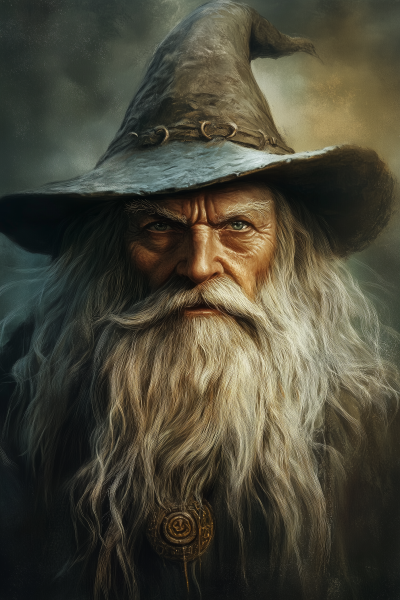 Old Portrait of a Wizard