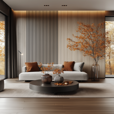 Autumn Inspired Living Room