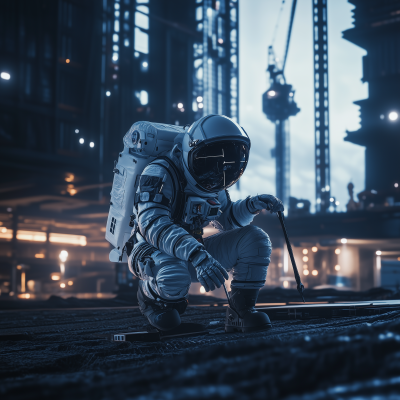 Futuristic Astronaut Builder