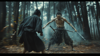 Samurai vs Monster