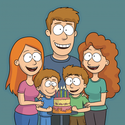 Group of Five Friends