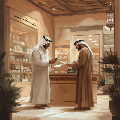 Modern Arabian Shop Interior