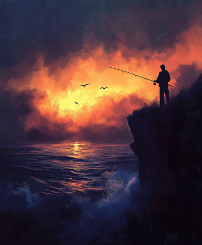 Fishing in the Sea